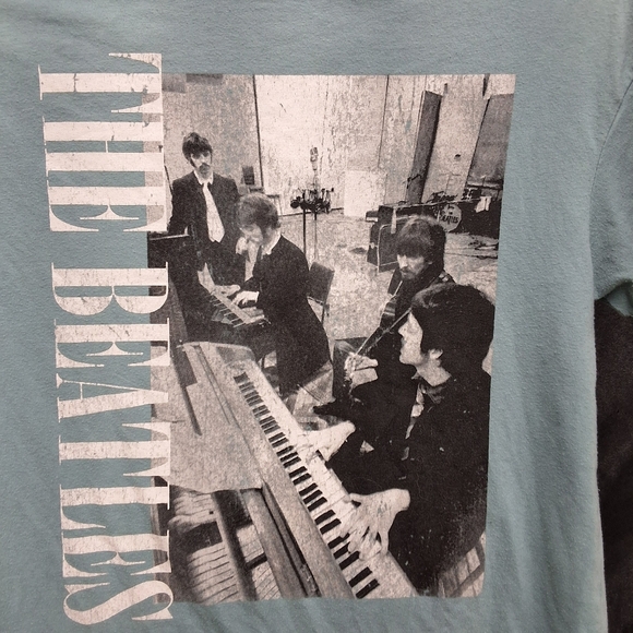 The Beatles Blue Short Sleeve Tee - Picture 5 of 6